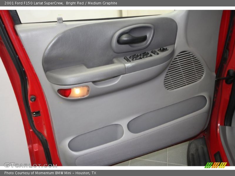 Bright Red / Medium Graphite 2001 Ford F150 Lariat SuperCrew
