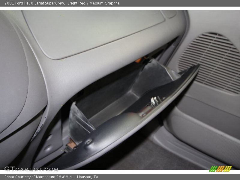 Bright Red / Medium Graphite 2001 Ford F150 Lariat SuperCrew