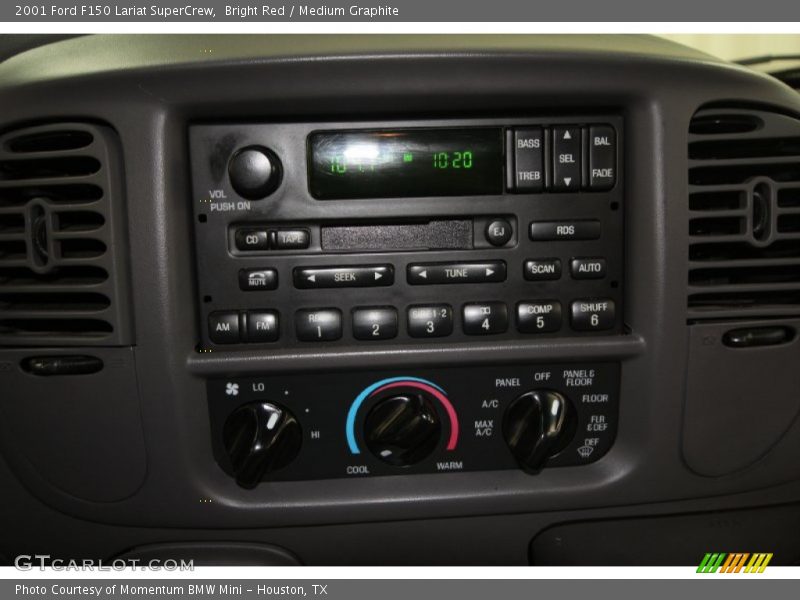 Bright Red / Medium Graphite 2001 Ford F150 Lariat SuperCrew