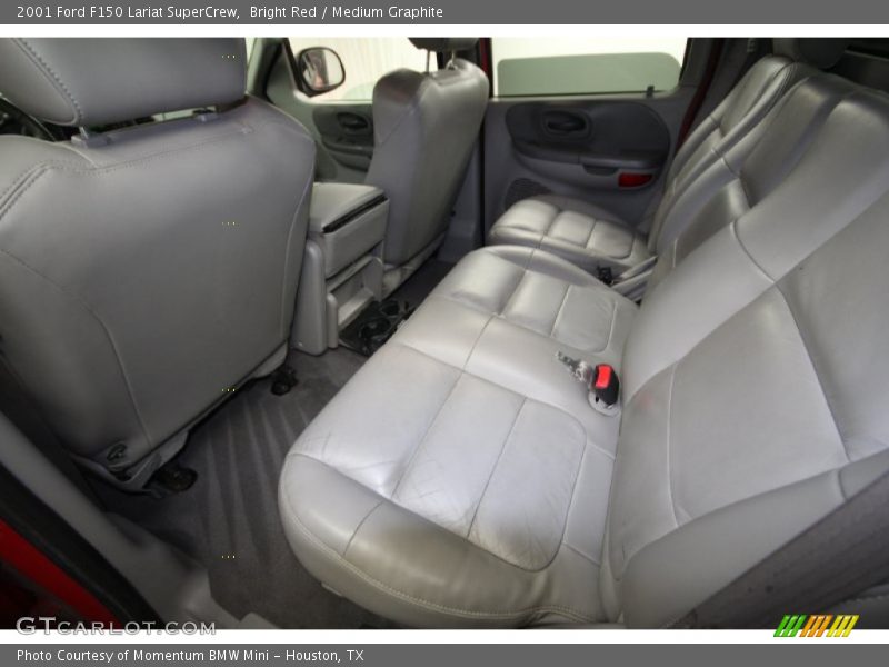 Bright Red / Medium Graphite 2001 Ford F150 Lariat SuperCrew