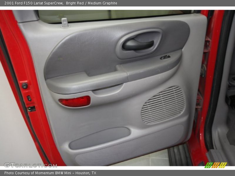 Bright Red / Medium Graphite 2001 Ford F150 Lariat SuperCrew