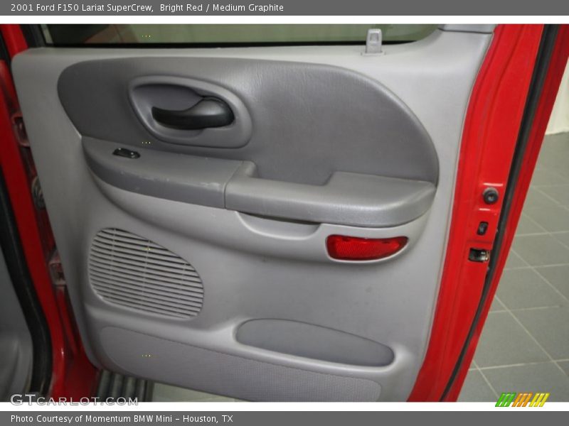Bright Red / Medium Graphite 2001 Ford F150 Lariat SuperCrew