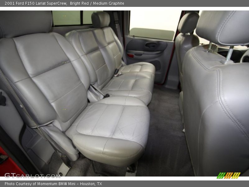 Bright Red / Medium Graphite 2001 Ford F150 Lariat SuperCrew