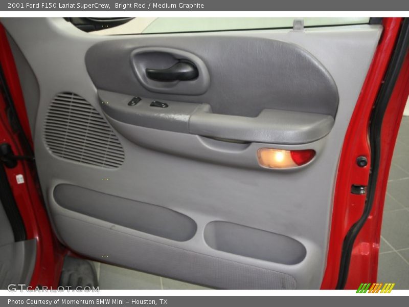 Bright Red / Medium Graphite 2001 Ford F150 Lariat SuperCrew