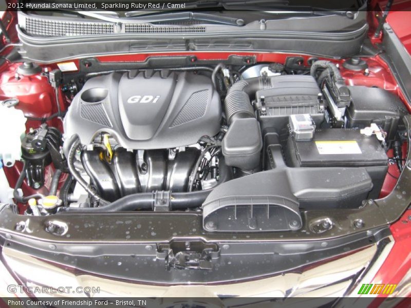 Sparkling Ruby Red / Camel 2012 Hyundai Sonata Limited