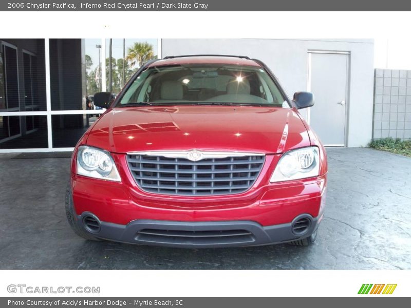 Inferno Red Crystal Pearl / Dark Slate Gray 2006 Chrysler Pacifica