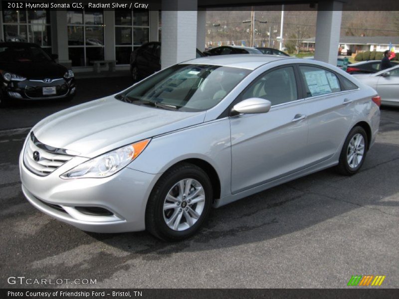 Radiant Silver / Gray 2012 Hyundai Sonata GLS