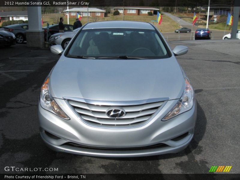 Radiant Silver / Gray 2012 Hyundai Sonata GLS