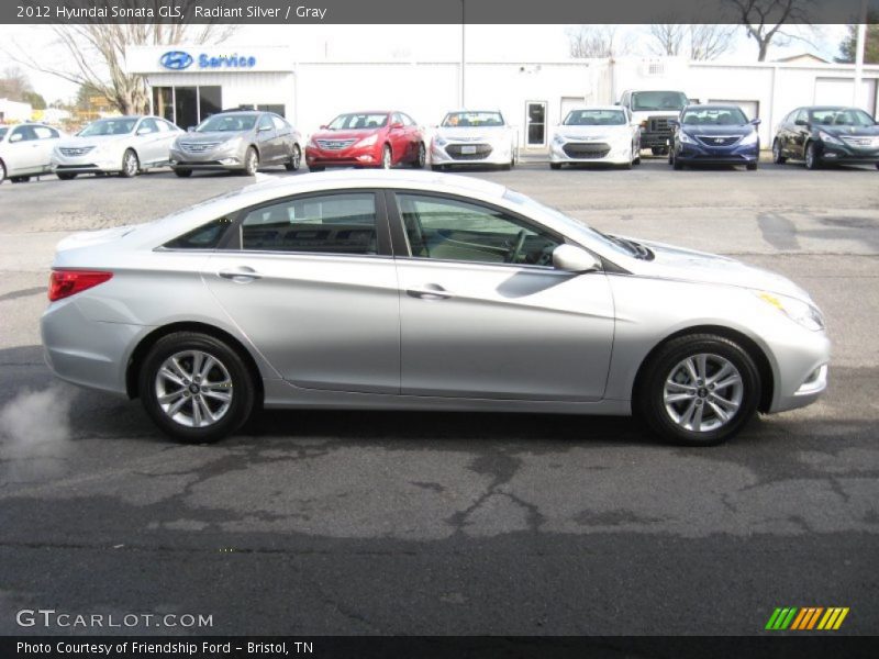 Radiant Silver / Gray 2012 Hyundai Sonata GLS