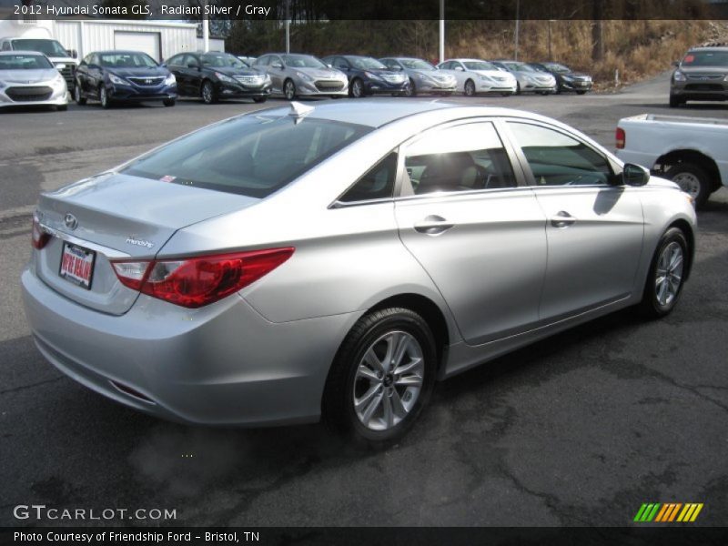 Radiant Silver / Gray 2012 Hyundai Sonata GLS