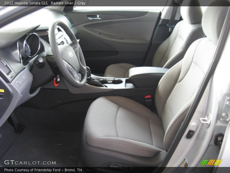 Radiant Silver / Gray 2012 Hyundai Sonata GLS