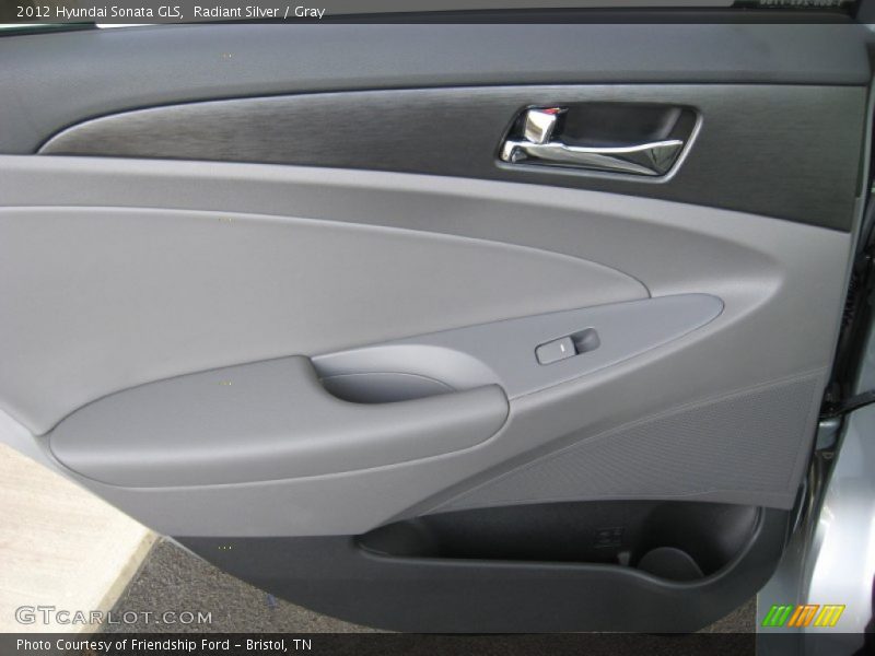 Radiant Silver / Gray 2012 Hyundai Sonata GLS