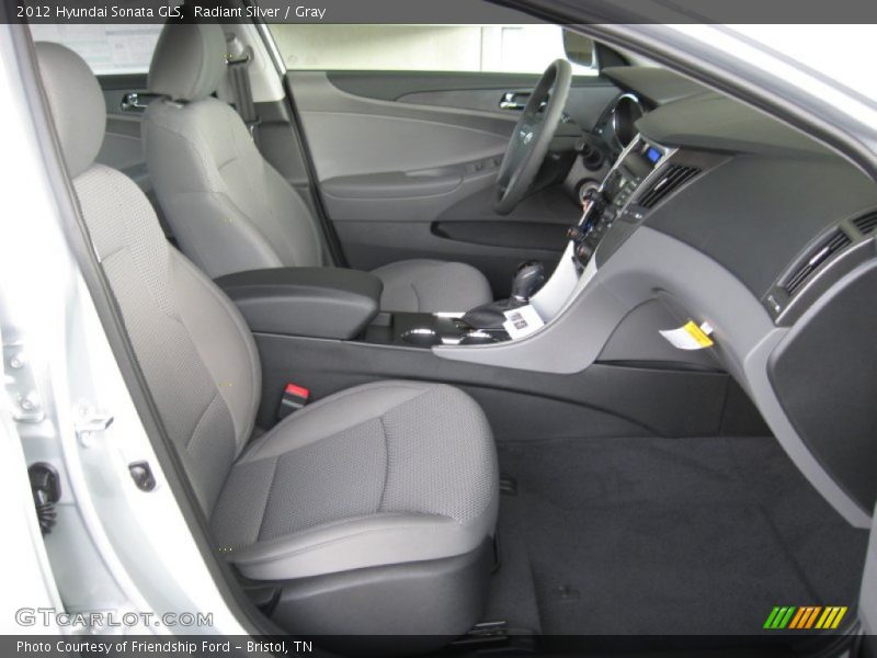 Radiant Silver / Gray 2012 Hyundai Sonata GLS