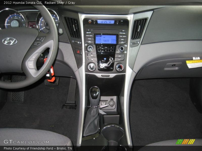 Radiant Silver / Gray 2012 Hyundai Sonata GLS