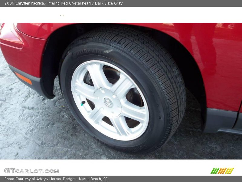 Inferno Red Crystal Pearl / Dark Slate Gray 2006 Chrysler Pacifica