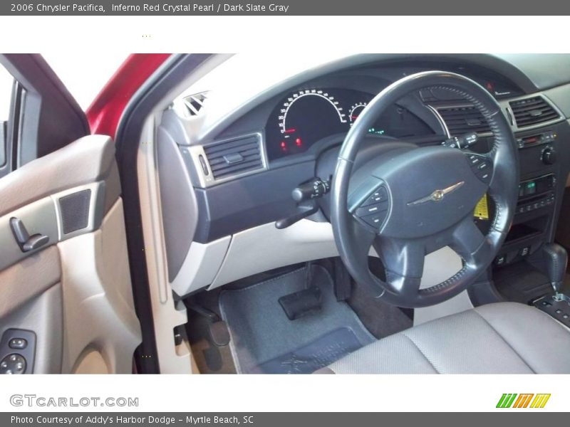 Inferno Red Crystal Pearl / Dark Slate Gray 2006 Chrysler Pacifica
