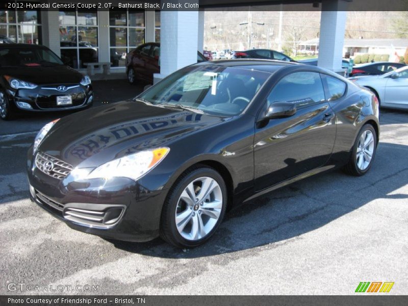 Bathurst Black / Black Cloth 2012 Hyundai Genesis Coupe 2.0T