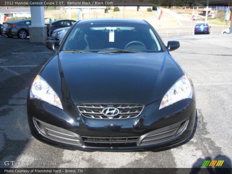 Bathurst Black / Black Cloth 2012 Hyundai Genesis Coupe 2.0T