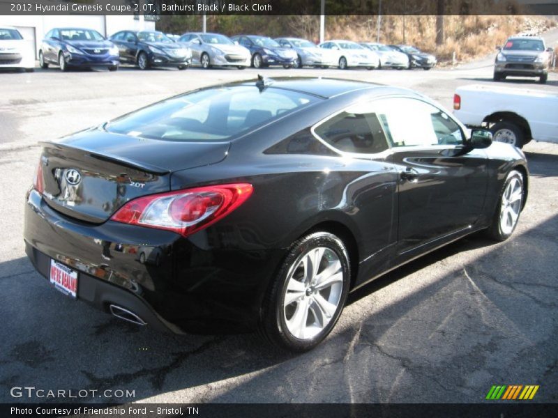 Bathurst Black / Black Cloth 2012 Hyundai Genesis Coupe 2.0T