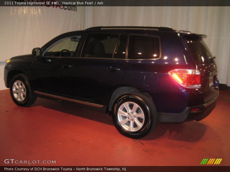 Nautical Blue Pearl / Ash 2011 Toyota Highlander SE 4WD