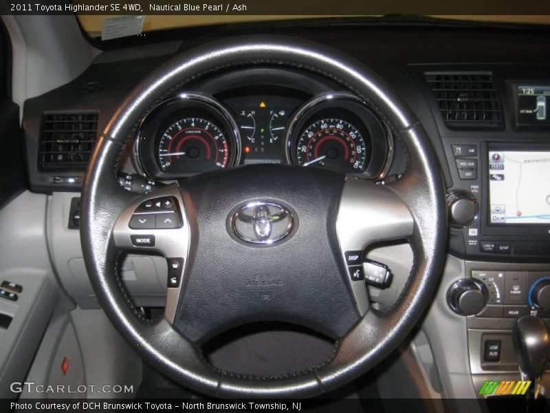 Nautical Blue Pearl / Ash 2011 Toyota Highlander SE 4WD