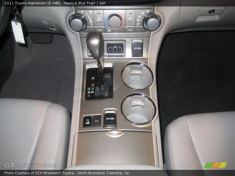 Nautical Blue Pearl / Ash 2011 Toyota Highlander SE 4WD