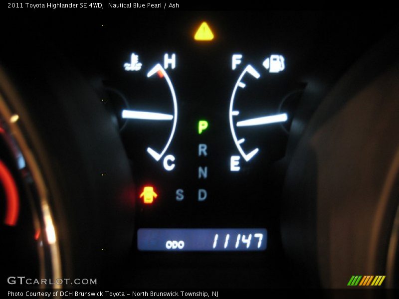 Nautical Blue Pearl / Ash 2011 Toyota Highlander SE 4WD