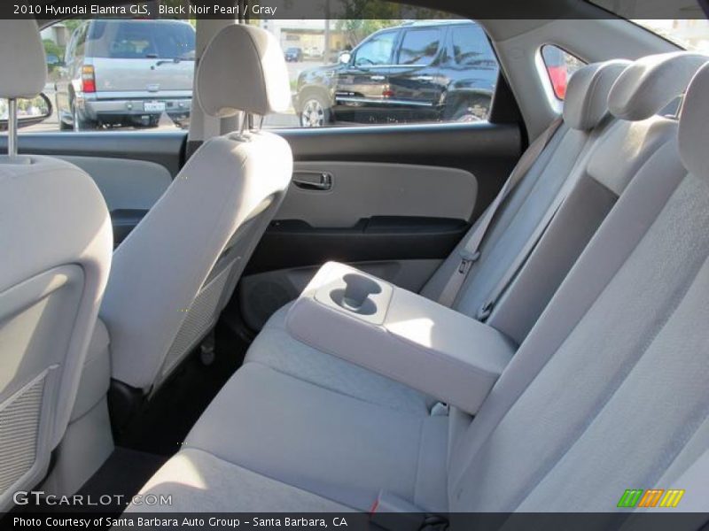 Black Noir Pearl / Gray 2010 Hyundai Elantra GLS