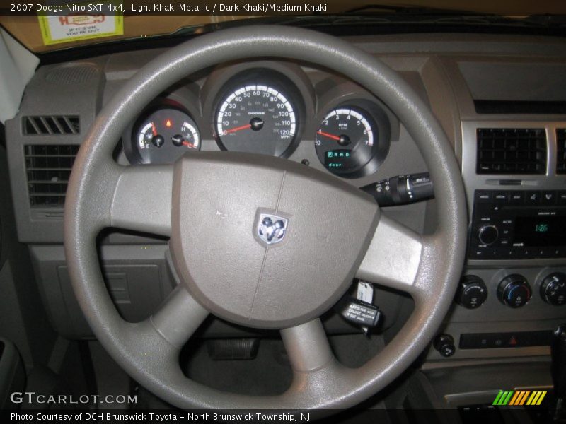 Light Khaki Metallic / Dark Khaki/Medium Khaki 2007 Dodge Nitro SXT 4x4