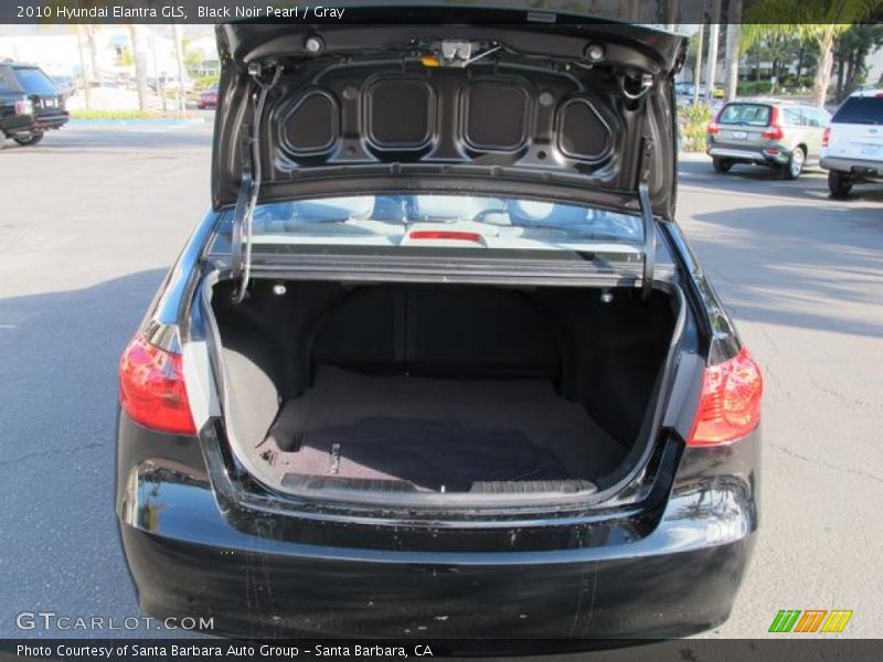 Black Noir Pearl / Gray 2010 Hyundai Elantra GLS