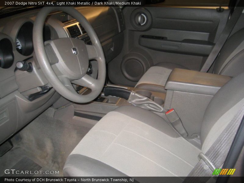 Light Khaki Metallic / Dark Khaki/Medium Khaki 2007 Dodge Nitro SXT 4x4