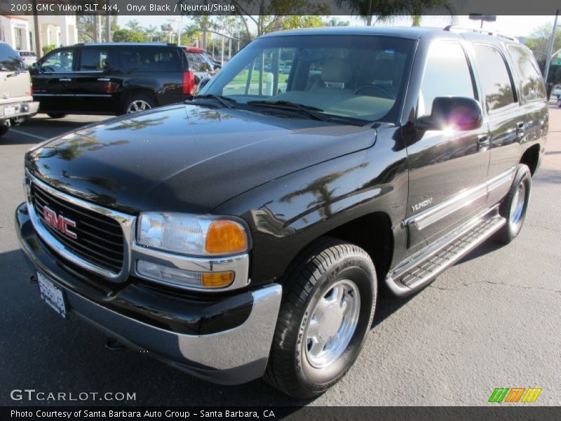 Onyx Black / Neutral/Shale 2003 GMC Yukon SLT 4x4