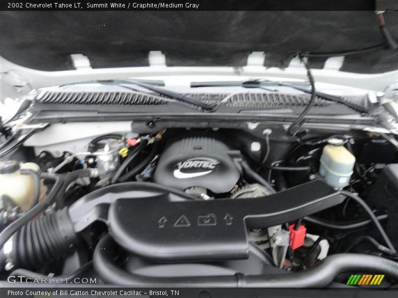 Summit White / Graphite/Medium Gray 2002 Chevrolet Tahoe LT
