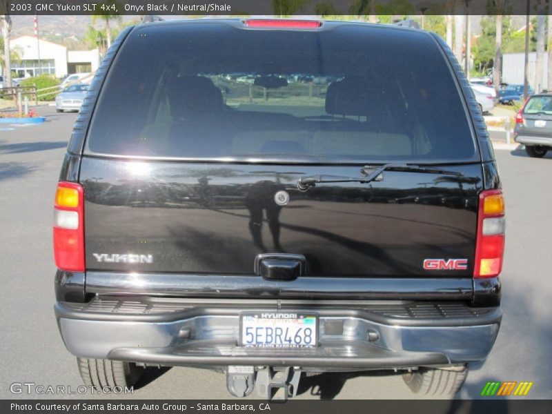 Onyx Black / Neutral/Shale 2003 GMC Yukon SLT 4x4