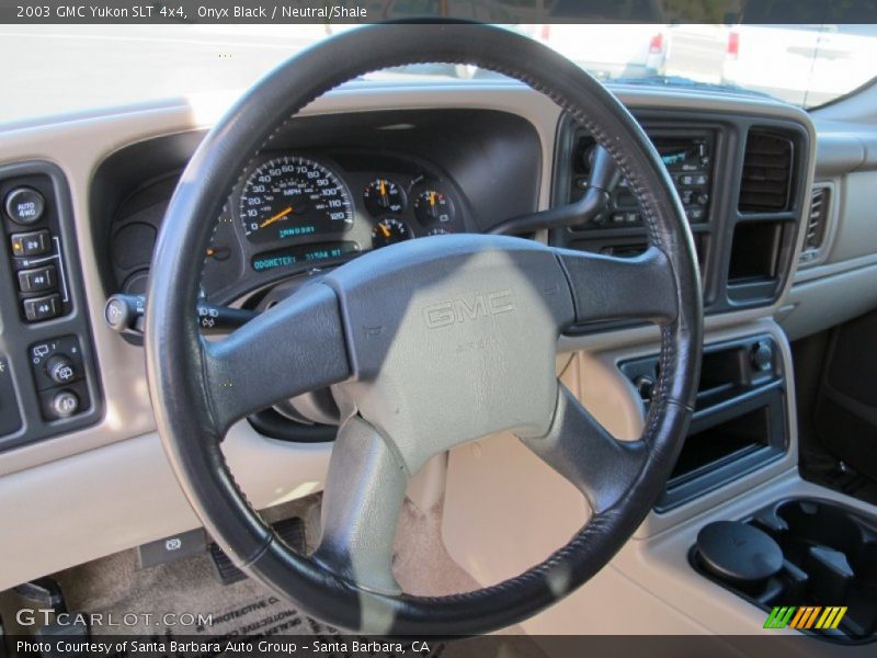Onyx Black / Neutral/Shale 2003 GMC Yukon SLT 4x4