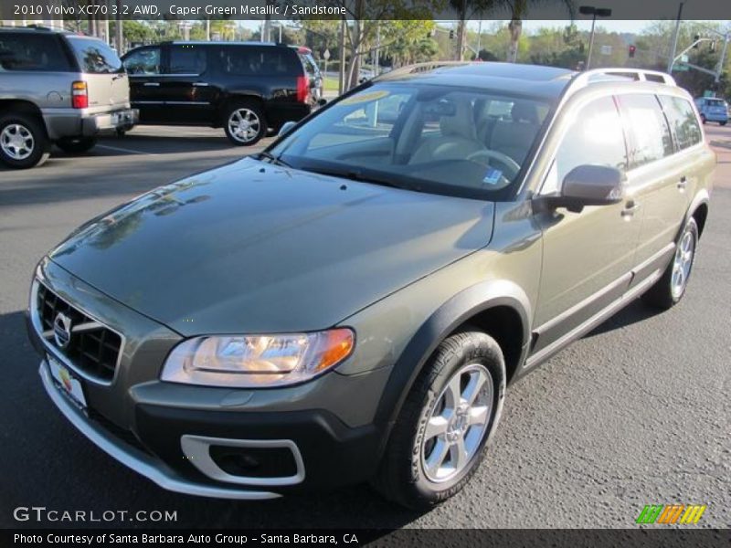 Caper Green Metallic / Sandstone 2010 Volvo XC70 3.2 AWD