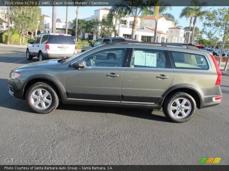 Caper Green Metallic / Sandstone 2010 Volvo XC70 3.2 AWD
