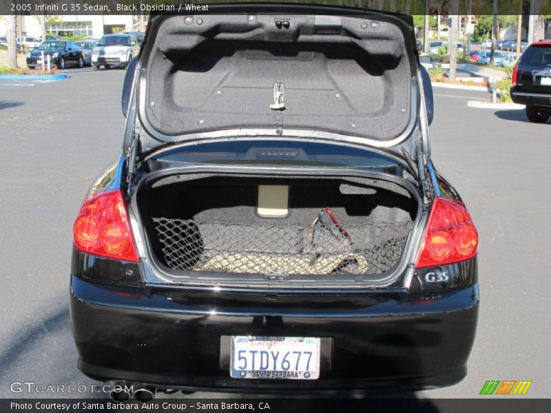 Black Obsidian / Wheat 2005 Infiniti G 35 Sedan