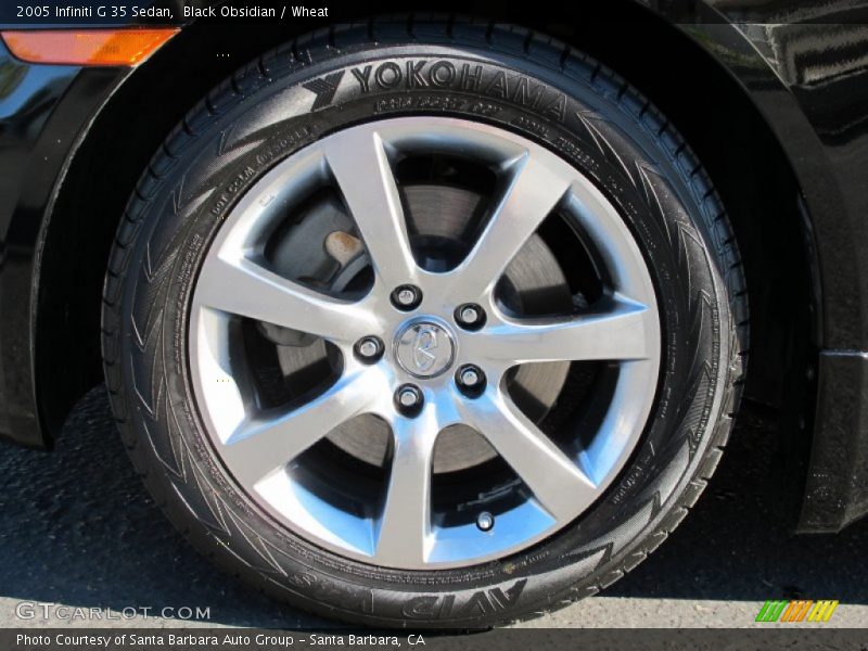 Black Obsidian / Wheat 2005 Infiniti G 35 Sedan