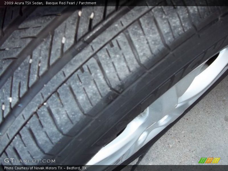 Basque Red Pearl / Parchment 2009 Acura TSX Sedan