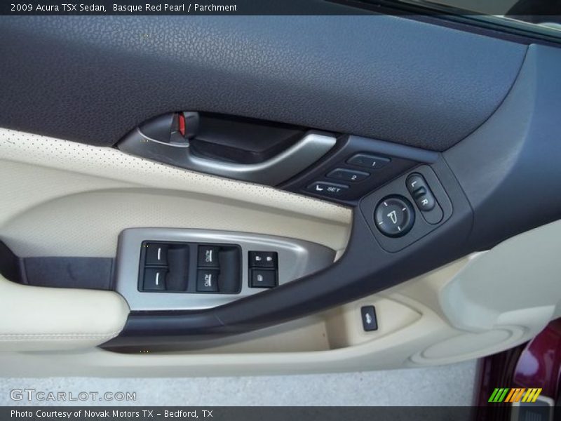 Basque Red Pearl / Parchment 2009 Acura TSX Sedan