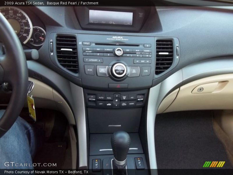 Basque Red Pearl / Parchment 2009 Acura TSX Sedan