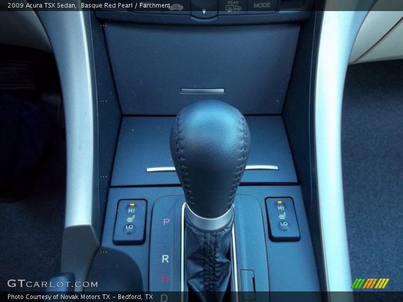 Basque Red Pearl / Parchment 2009 Acura TSX Sedan