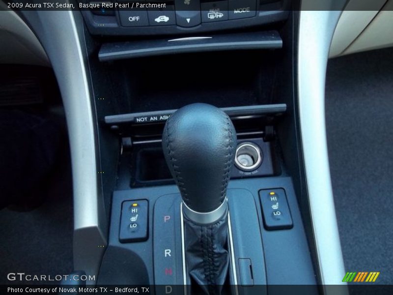 Basque Red Pearl / Parchment 2009 Acura TSX Sedan