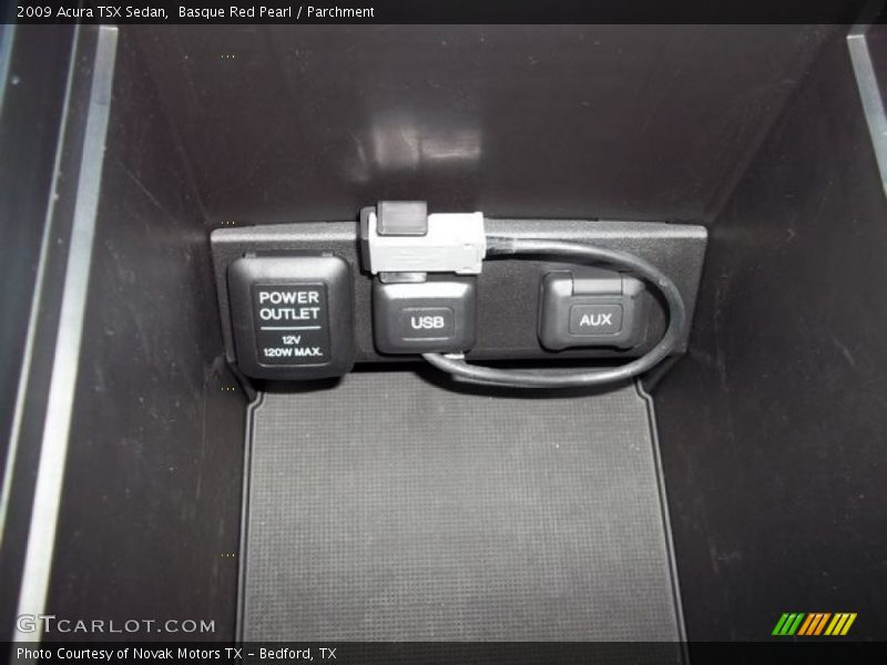 Basque Red Pearl / Parchment 2009 Acura TSX Sedan