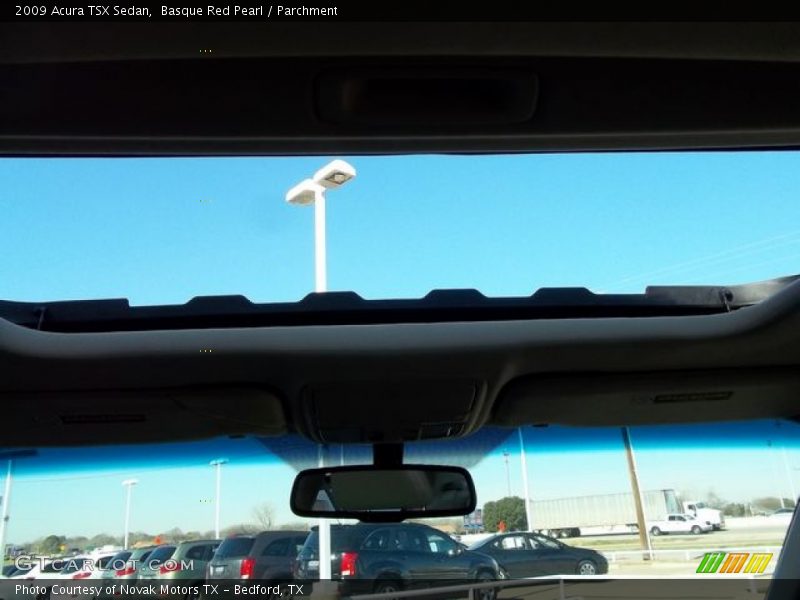 Basque Red Pearl / Parchment 2009 Acura TSX Sedan