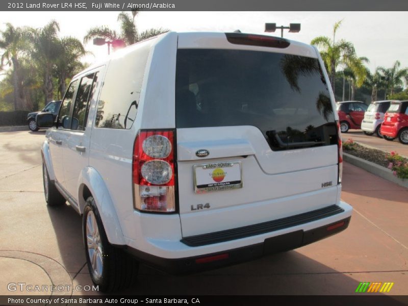 Fuji White / Almond/Arabica 2012 Land Rover LR4 HSE