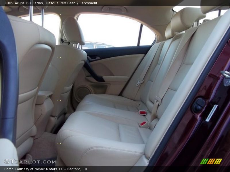 Basque Red Pearl / Parchment 2009 Acura TSX Sedan