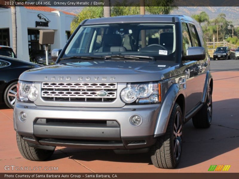 Orkney Grey Metallic / Ebony 2012 Land Rover LR4 HSE