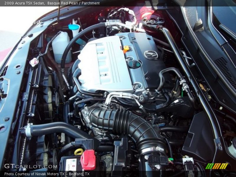Basque Red Pearl / Parchment 2009 Acura TSX Sedan
